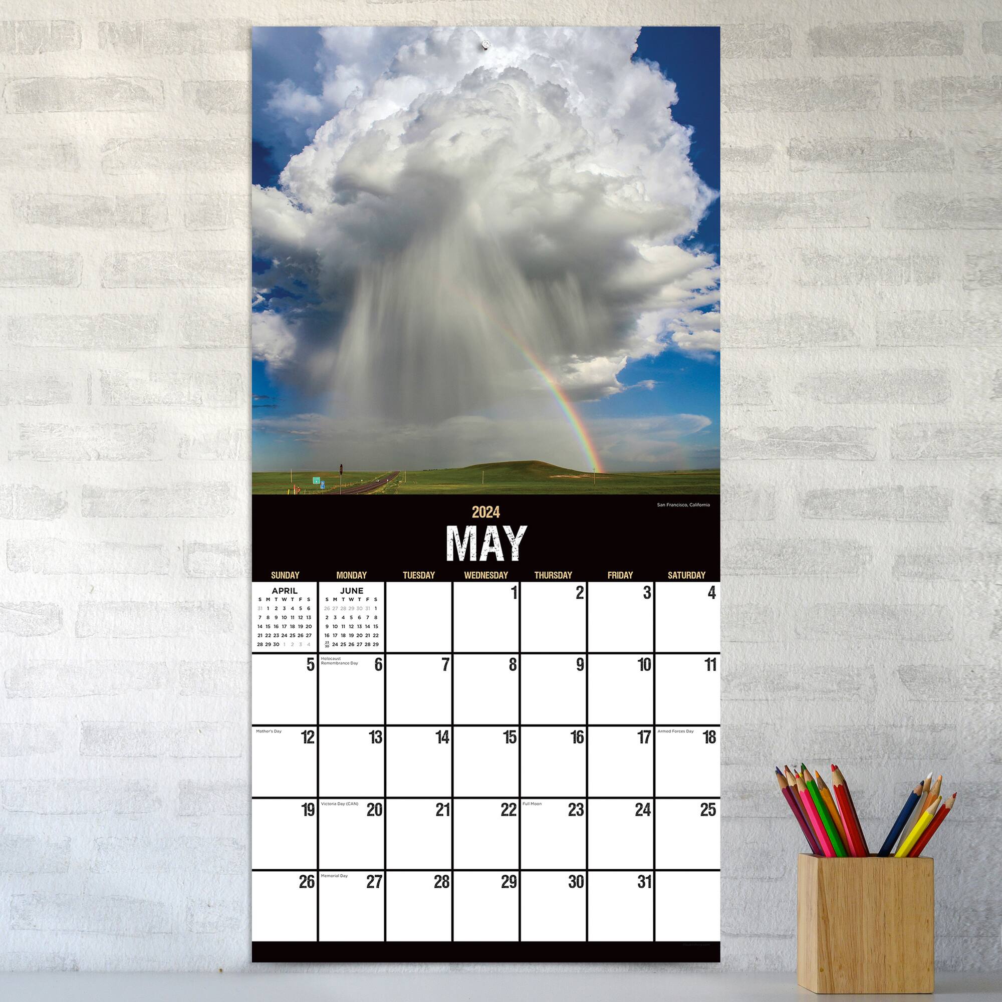 TF Publishing 2024 Weather Wall Calendar